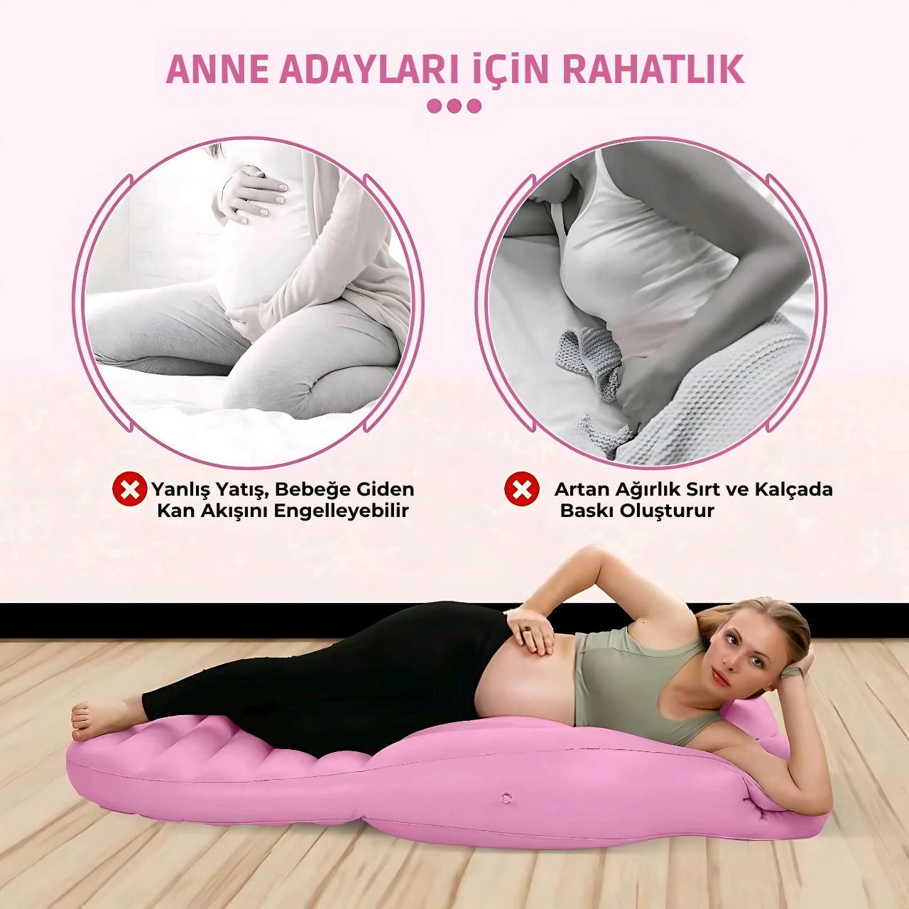 Hamile Destek ve Dinlenme Yatağı